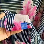 JOULES Rosanna Kimono Cover Up Floral Lux Tunic Navy Pink Sheer Top, One Size Size undefined Photo 3