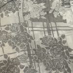 CAbi  Elegant Gray Patterned Scarf Photo 2