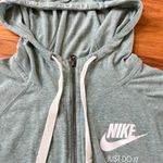 Nike NWOT women Teal ultra soft Full-Zip Hoodie Photo 1