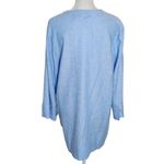 Lands' End Blue Linen Tunic NWT Size Medium Preppy Blue Tunic Photo 1