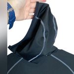 Nike  Black Long Sleeve Athletic Top with hood Photo 3