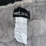 Wet Seal Stripe Skirt with Statement Flower Photo 3