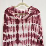 Anthropologie Pilcro Pullover Sweatshirt Tie Dye Purple Waffle Thermal Relaxed L Photo 3
