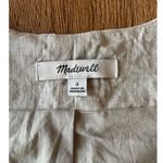 Madewell Linen Beige Vest Size 2 Photo 1