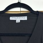 Emma & Michelle Emma And Michele Short Sleeve Romper - Black - Size Medium Photo 4