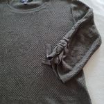 Vera Wang Simply Vera Womens Sweater Size XS Reg . Green textured 3/4 sleeves Photo 3