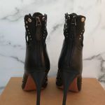 Alaia Azzedine women’s studded laser-cut cutout caged leather open-toe bootie 40 Photo 5