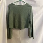 Iris Women’s Green Long Sleeve Crop Size M Photo 7