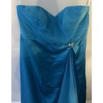 David's Bridal  Dress Malibu Satin/Chiffon Size 22 Prom Homecoming Wedding NEW Photo 2