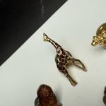 Lion Zebra Giraffe Tack Lapel Pin Lot Of 4 Safari Animals Photo 10