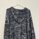 INC INTERNATIONAL CONCEPTS Navy Blue White Pullover Hooded Sweater / Knit Hoodie Size XXL Photo 9