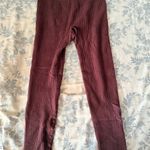 Altar'd State Brown Ribbed Leggings Photo 1