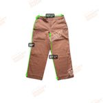 A New Day  Women's Straight Crop Pants Brown Size 12 Stretch High Rise Photo 1