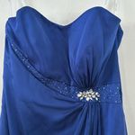 BELSOIE Formal midi dress NWT Blue Size 14 Photo 2