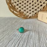 Boutique “Dixie” Southwestern Blue Turquoise Silver Ring 6.5 Cowgirl Maximalist Photo 1