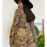 laura's boutique Brown Zebra Printed Romper From  Photo 1