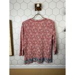 Lucky Brand Floral Pink Peasant Babydoll Top - Size - Small Photo 1