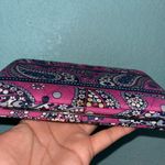 Vera Bradley  paisley Pink and Blue Clutch Photo 4