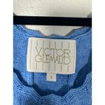 Victor Glemaud Cotton Knit Ribbed Bodycon Fitted Mini Dress Size Small Blue Photo 5