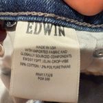 EDWIN ELIN CROP STRAIGHT JEAN IN VIBE WASH SIZE 25 Blue Photo 9