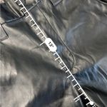 EXPRESS  faux leather ankle super high rise paper bag pants Photo 4