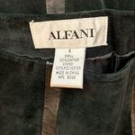 EUC Alfani Suede and Leather Striped Pencil Skirt Black Size 8 Photo 4