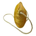 Vitória Golden Grass handmade bag from Brazil Gold Photo 3