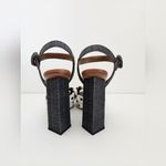 Dolce & Gabbana $965 Knotted Polka-dot Cady Sandals In White Size 38.5 Photo 5