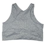 Xersion  Sports Bra Womens 2XL Gray Metallic Leopard Racerback Ruched NEW Photo 1