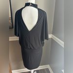 White House | Black Market Drama Sleeve Mock Neck Shift Dress Sz Small Black Photo 1