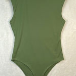 Reoria Bodysuit Olive Green Sleeveless Muscle Tank Top Casual Size M Size M Photo 0