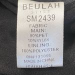 Beulah Black Sequin Embellished Peplum Blouse - Style Photo 7