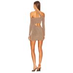 Michael Costello  x REVOLVE Nyura Mini Dress in Gold X-Large Womens Cut out Party Photo 1