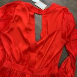 FRNCH Paris Aurélie red midi cocktail party dress Photo 10