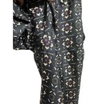 Vilagallo Ornella navy print pant navy silk size 38 $215 Blue Size M Photo 4