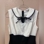 Unique Vintage  NWT Mermaid Trumpet Style Black & White Dress Photo 3