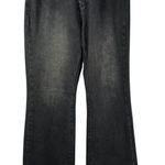 Princess Polly  Women's Jeans Black Wash High Rise Flare‎ Denim Size 4 Photo 0