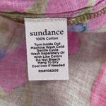 Sundance Floral Joy Print Cotton Long Sleeve Button Up Shirt Women's Size Large Photo 3