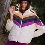 Free People New! FP Movement by X Hatch Pippa Puffer Jacket Size Medium Ivory Photo 0