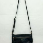 Fossil  Black Leather Crossbody Bag purse Photo 1