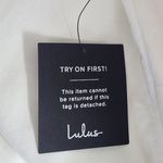 Lulus  White Long Sleeve Mini Cocktail Dress Size Small White Bodycon Party Dress Photo 8