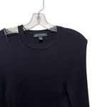 INC  International Concepts Cutout Ribbed Knit Sweater Black Women’s Size Medium Photo 3