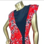 Stunningly BOLD & Unique A La Carte Vintage Dress Sz 11 12 Red White & Blue Multiple Photo 3