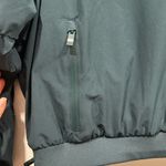 Alo Yoga ALO Pullover Half Zip CROPPED ELEVATION COVERUP Midnight Green Photo 4