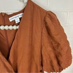 And Now This Textured Side Cut Out Puff Sleeve Dress Size S Photo 10