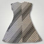 Black and white flowy dress with jeweled belt detail Size M Photo 1