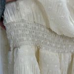 Line and Dot  revolve Kate Chiffon Overlay Top in Ivory blouse size large nwt Photo 8