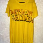 Earthbound Golden Yellow “Let Love Rule” Graphic Tee Photo 0