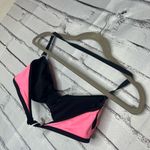 PINK - Victoria's Secret PINK Victoria’s Secret Black & Pink Backless Strapless Bra Women’s Size M Preppy Photo 7