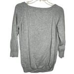 JC Penney Cashmere Blend‎ Owl Sweater Gray Size L Photo 2